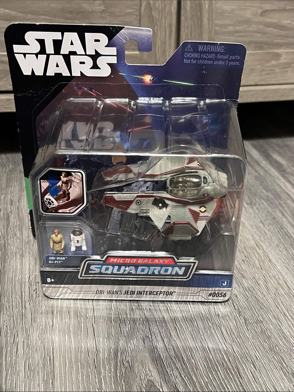 Star Wars Obi-Wan's Jedi Interceptor Toy - White, Red, Silver